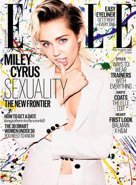 Miley Cyrus Elle