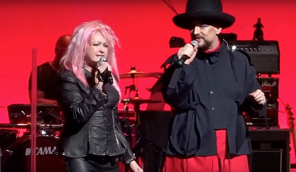 Cyndi Lauper and Boy George