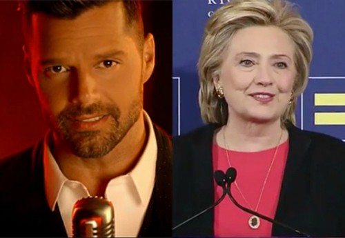 ricky martin hillary