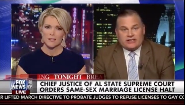 Megyn Kelly not amused by Brian Brown