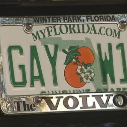 gay license plates