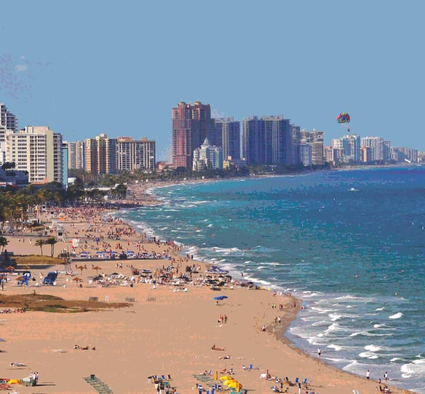 Ft. Lauderdale beach in ManAboutWorld gay travel magazine Ft. Lauderdale beach in ManAboutWorld gay travel magazine