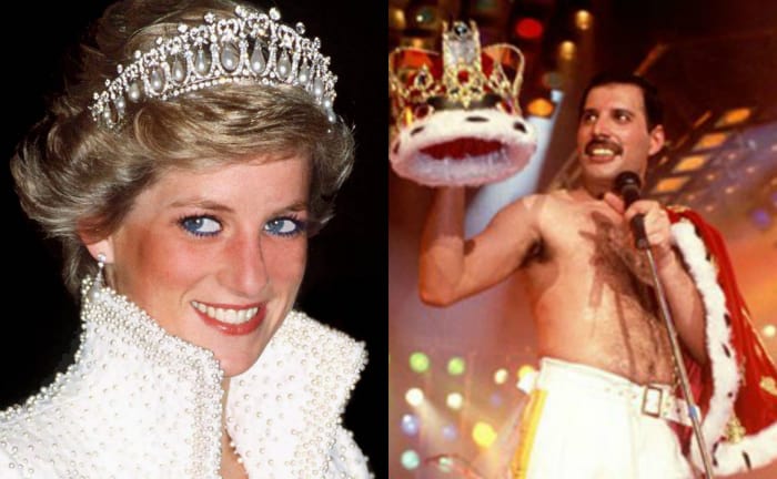 princess diana freddie mercury