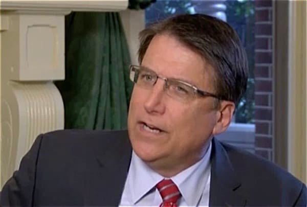 Pat McCrory aclu nc