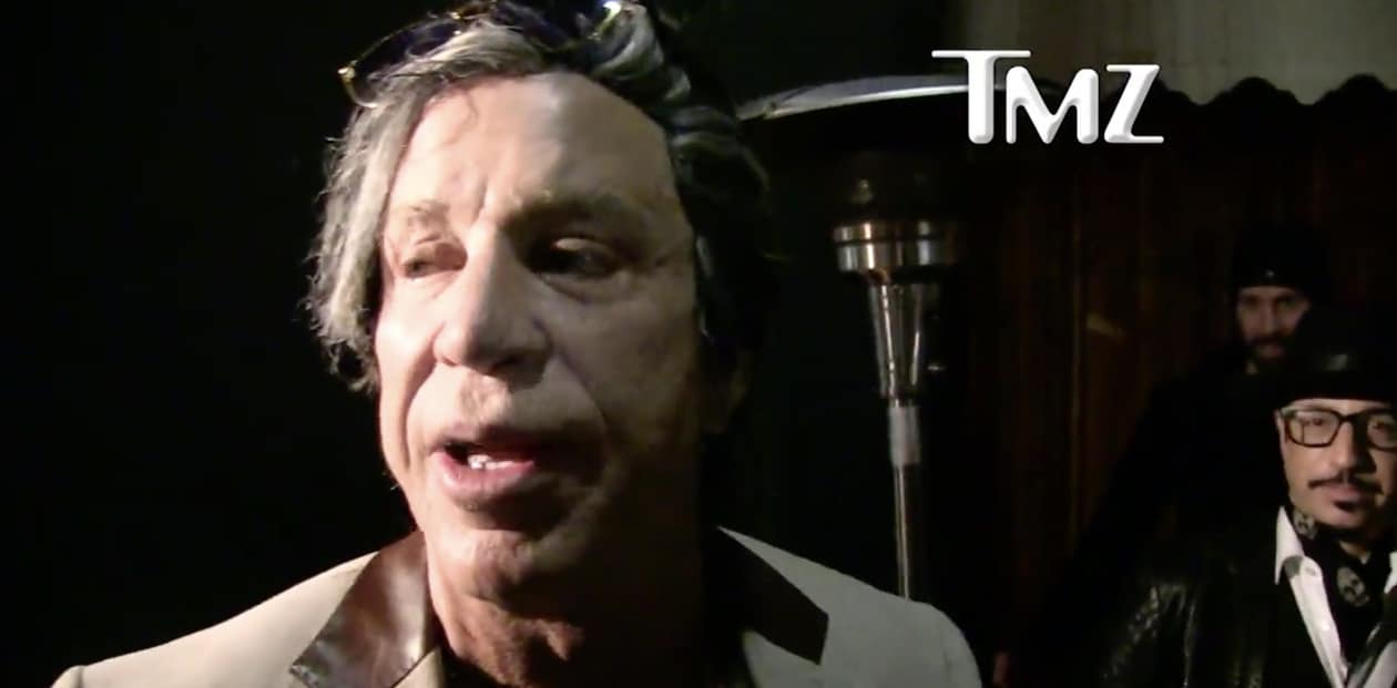 Mickey Rourke gay