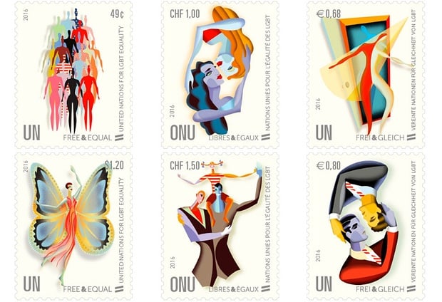 UN stamps gay rights