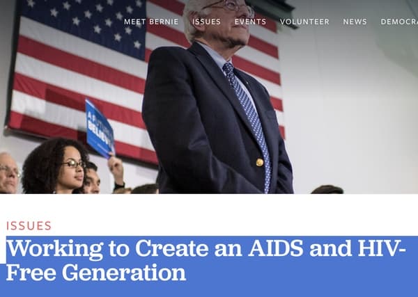 Bernie Sanders AIDS