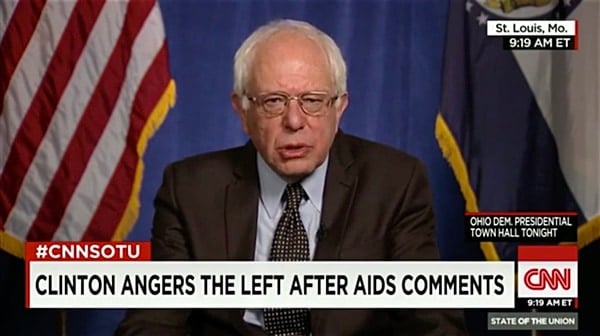 Bernie Sanders AIDS