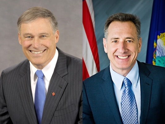 Jay Inslee Peter Shumlin travel ban north carolina