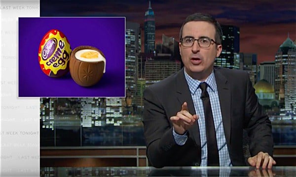 John Oliver Cadbury Cream eggs