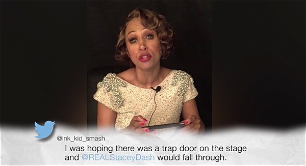 Stacey Dash reads mean tweets