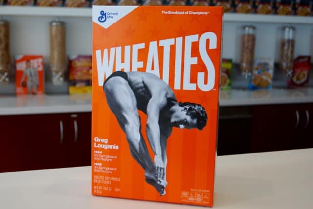 Greg Louganis Wheaties