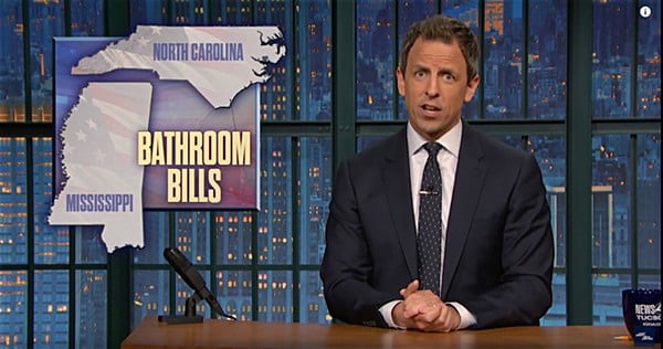 Seth Meyers bathroom