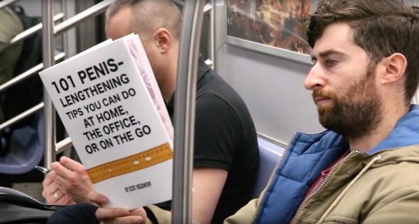 fake book covers subway