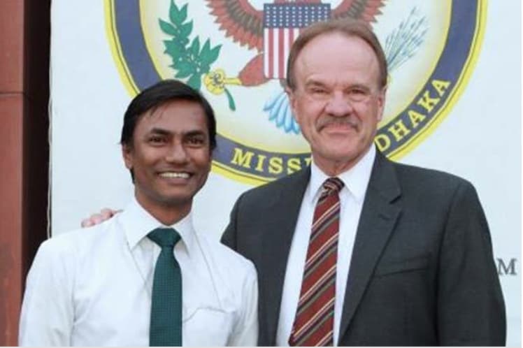 Mannan and former US Ambassador to Bangladesh Dan Mozena