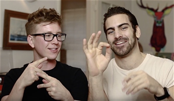 Nyle DiMarco Tyler Oakley 