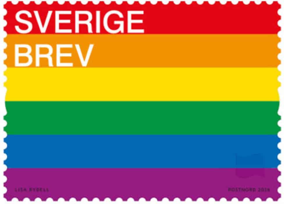 rainbow stamp