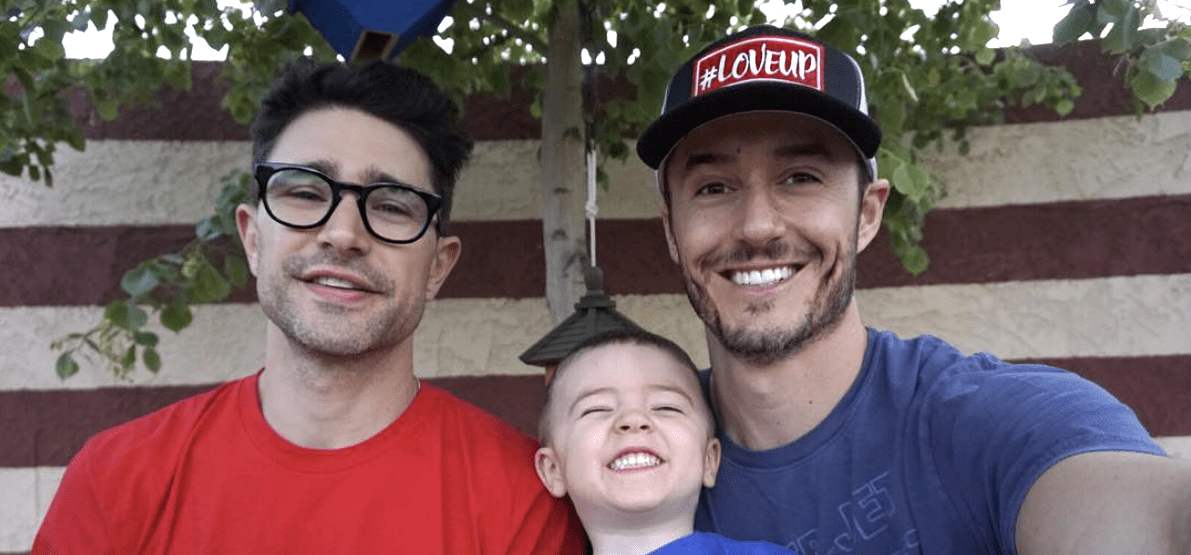 MATT DALLAS BLUE HAMILTON family