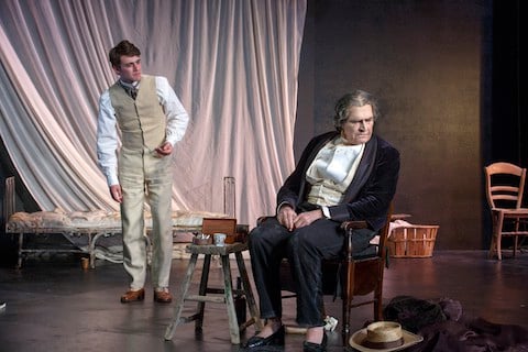 Photo: Rupert Everett as Oscar Wilde in David Hare's 1998 play, THE JUDAS KISS Directed by Neil Armfield dress rehearsal photographed: Tuesday, May 10, 2016; 7:00 PM at the BAM Harvey Theater; Brooklyn Academy of Music, NYC; Photograph: © 2016 Richard Termine PHOTO CREDIT - Richard Termine