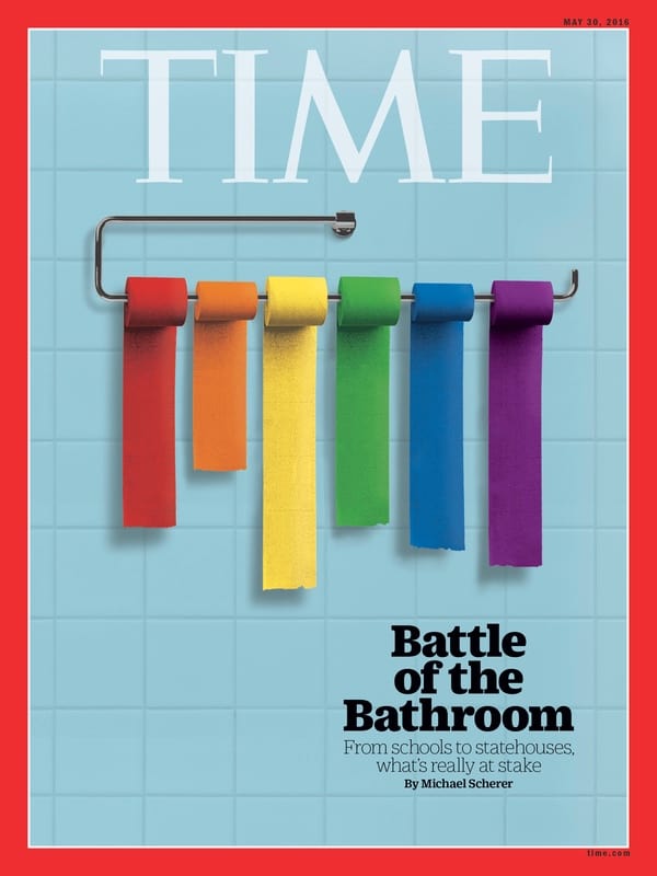 TIME magazine bathroom