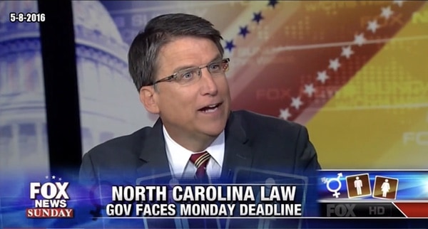 Pat McCrory Fox News Sunday