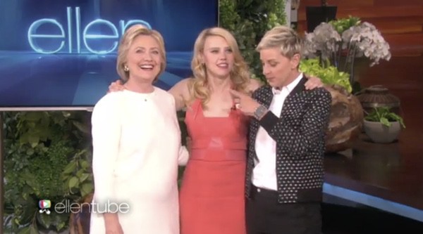 Hillary Clinton Ellen