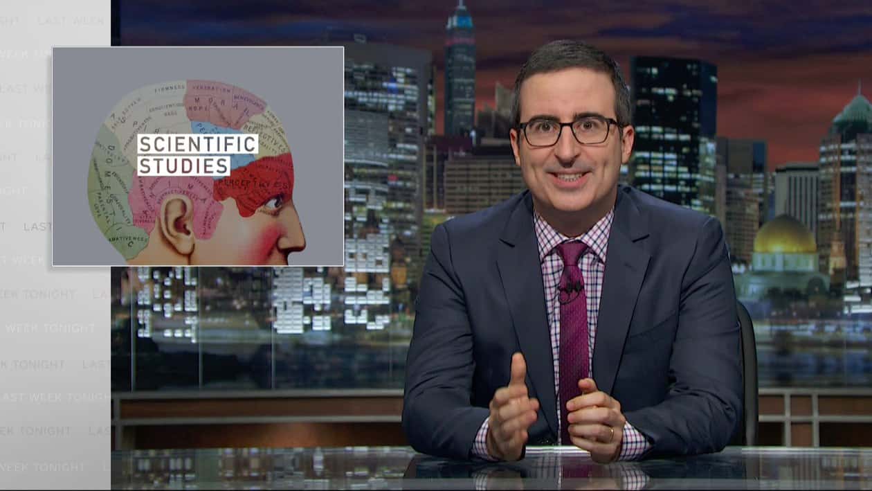 john oliver scientific studies