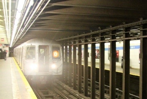 D Train New York Subway