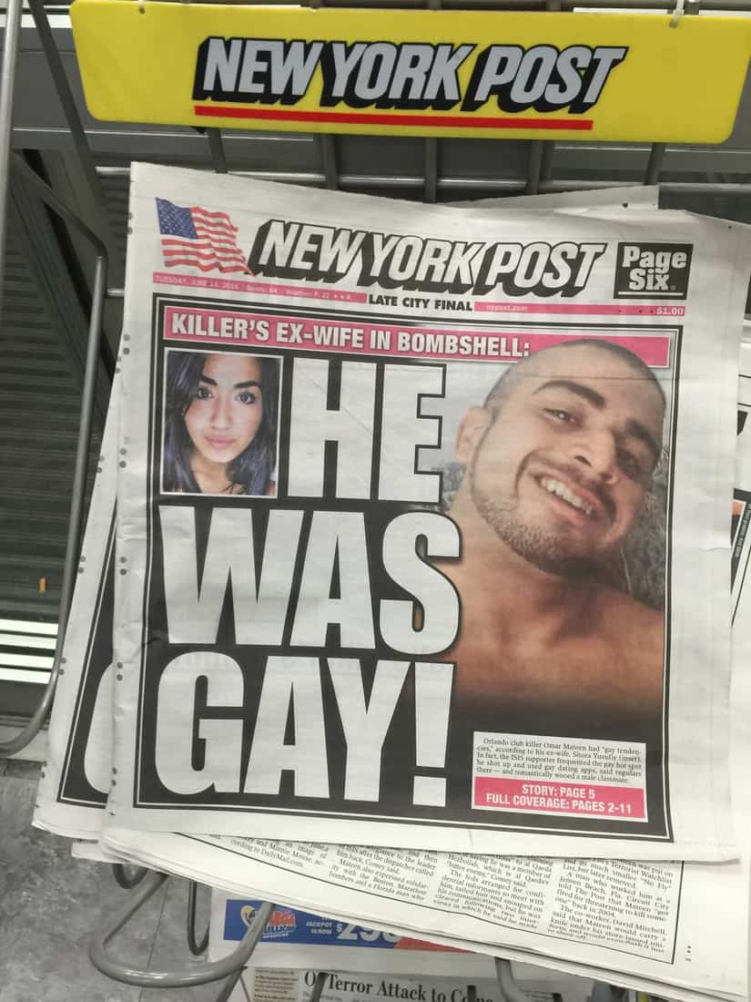 He is gay Orlando Shooter