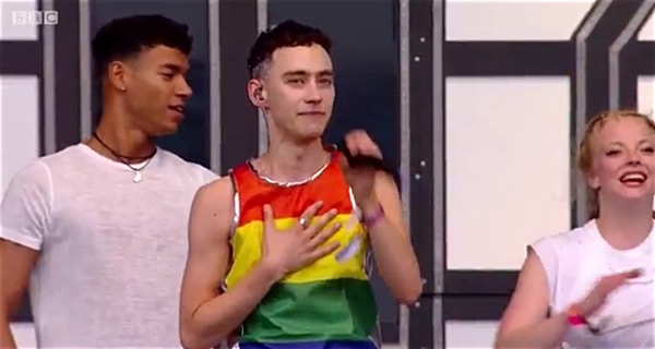 Olly Alexander rainbow