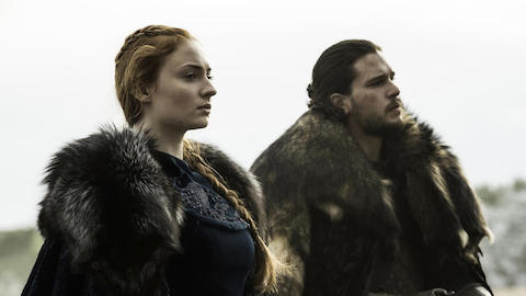 Game of Thrones Sansa and Jon Snow