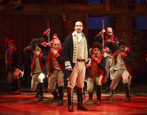 Lin-Manuel Miranda and the cast of 'Hamilton'