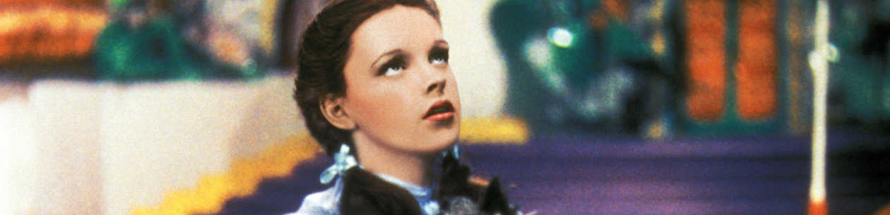 'Over the Rainbow' Judy Garland in Wizard of Oz