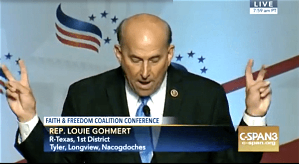 louie gohmert air quotes