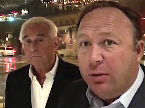 Roger Stone Alex Jones Trump gay