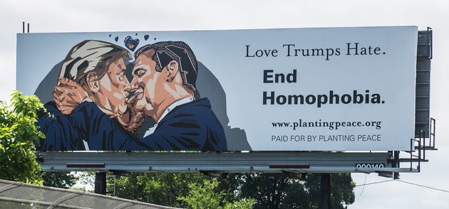 billboard trump cruz kiss