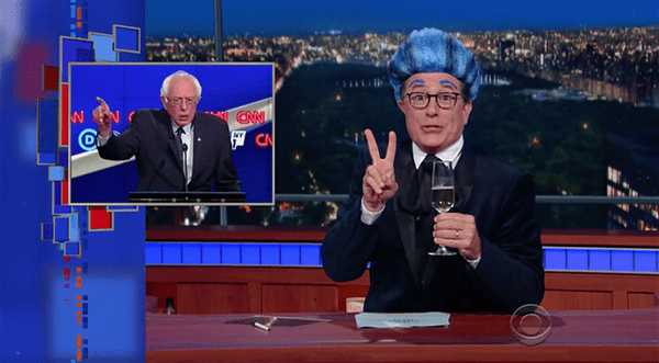 stephen colbert bernie sanders