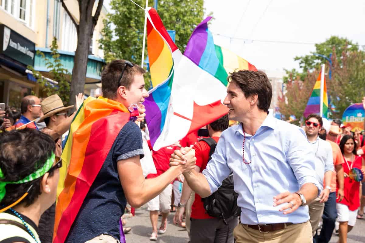 justin trudeau gay