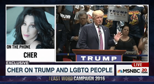 cher trump