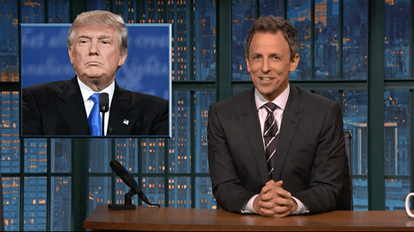 seth meyers trump debate