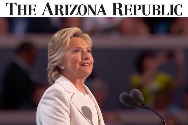 Arizona Republic Hillary Clinton