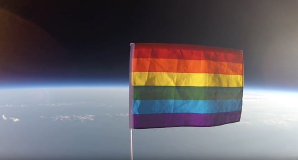 Pride Flag space