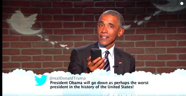 Obama mean tweets