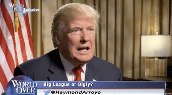 donald trump bigly big league