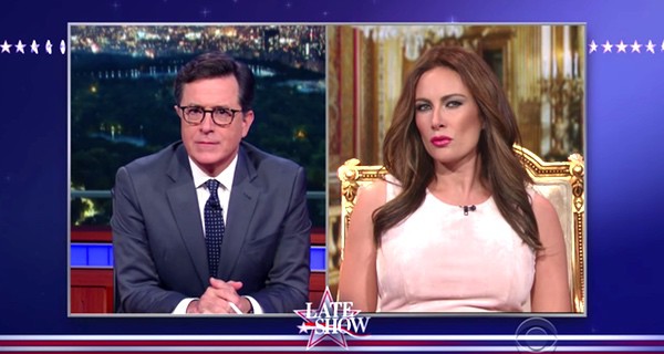 Stephen Colbert Melania Trump