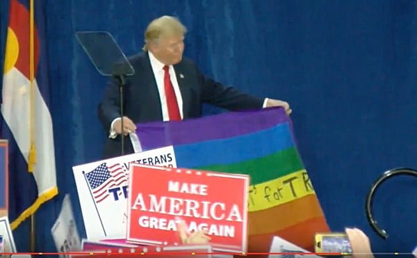 lgbt_trump Trump rainbow flag