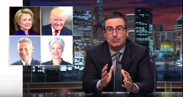 john oliver jill stein gary johnson