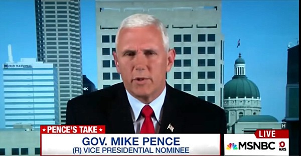 Mike Pence jail Hillary