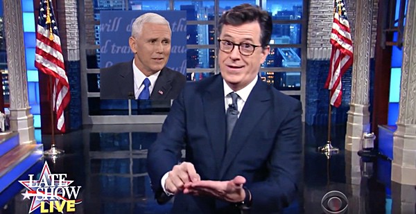 Colbert Mike Pence