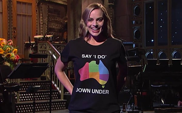 Margot Robbie marriage equality